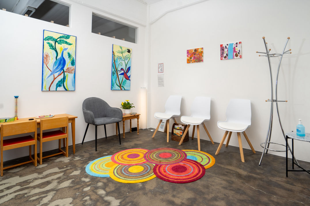 Wartezimmer Praxis Johanna Schmid